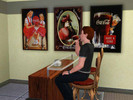 Sims 3 — Vintage Coca Cola Poster Pack by SimsHound2 — Poster Pack Designed Around The Vintage Coca Cola Motif. Bring a