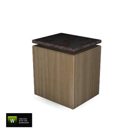 Sims 3 — Bedroom Mira Vanity Chair by BuffSumm — created by BuffyASummer (BuffSum) @ TSR Part of the Mira-Bedroom-Set