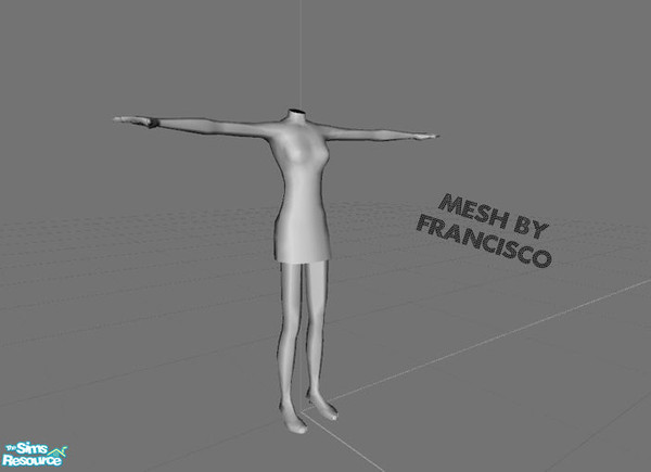 Sims 2 — New Mesh - Francisco 08 by francisssko — Mesh file :P