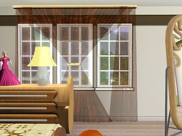 Sims 3 — curtain clarence by jomsims — curtain clarence