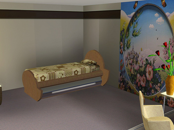 Sims 3 — bed clarence by jomsims — bed clarence