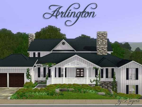 Sims 3 — Arlington by Degera — Made with fabulous style and details, the Arlington features five bedrooms and six