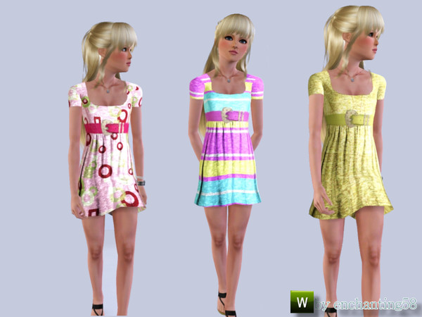 Sims 3 — for teen summer dress by enchanting58 — by enchanting58 - Please. DO NOT re-uploaded -