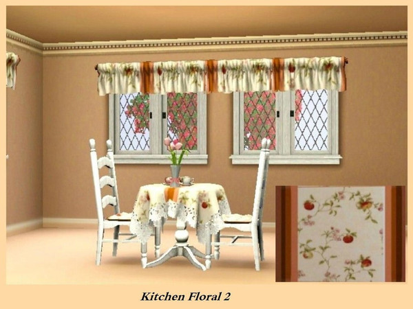 Sims 3 — kitchenFloral2 by Denise_Designs — Denise Designs
