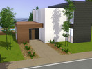 Sims 3 — A Step Up *Unfurnished* by runtee5 — This house features 2 bedrooms, 2 1/2 baths, a kitchen, living room,