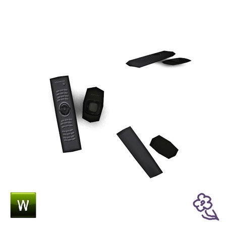 Sims 3 — Hexa Clutter RC by Flovv — Clutter remote control.