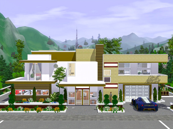 Sims 3 — Horizon by mrsimulator — Horizon This architectural gem is nestled in totally private, pristine acres with