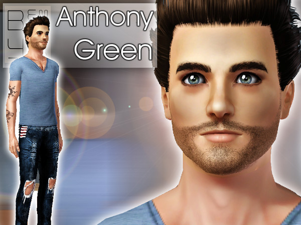 Sims 3 — Anthony Green by Ellemieke — Only a few of you really know him, and others might have heard of him; Anthony