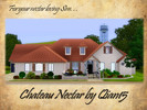 Sims 3 — Chateau Nectar by Qian15 — A small French country house, perfect for a nectar making business family. 3 car