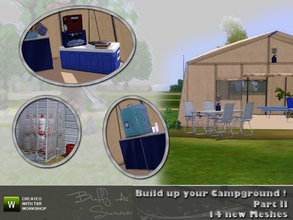 Sims 3 — Build up your Campground ! (Part II) by BuffSumm — Second part to build up you own Campground :) This set
