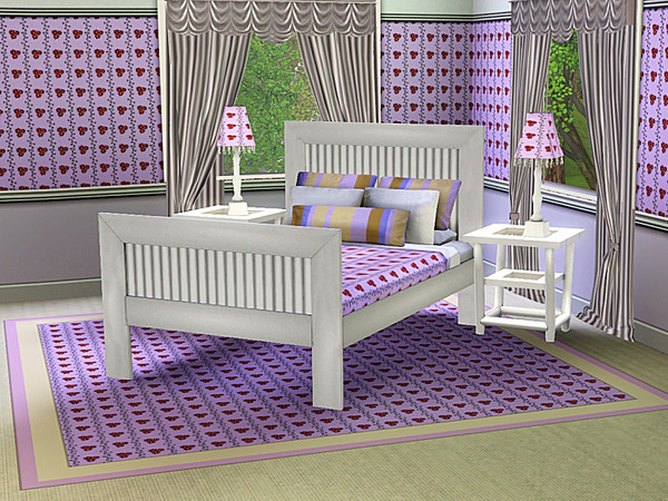Sims 3 — marcorse_trio liberty pattern by marcorse — A small scale, liberty pattern based on a trio of timy flowers.