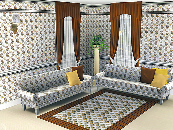 Sims 3 — marcorse_two flowers pattern by marcorse — Another liberty design, this time featuring two separate flower