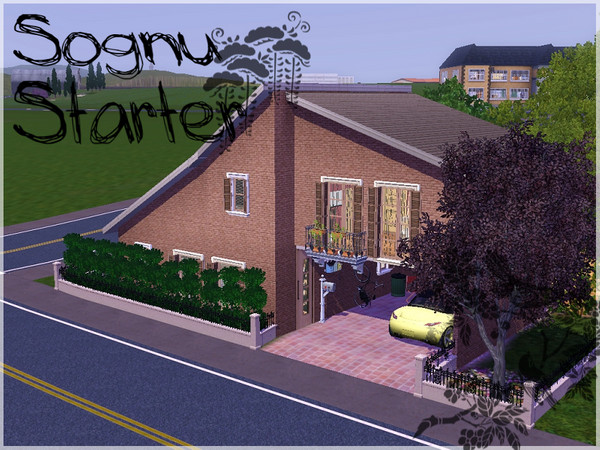Sims 3 — Sognu Starter fully furnished by SugoiZiua2 — A lovely starter with a kitchen, two bathrooms, a dining room, two