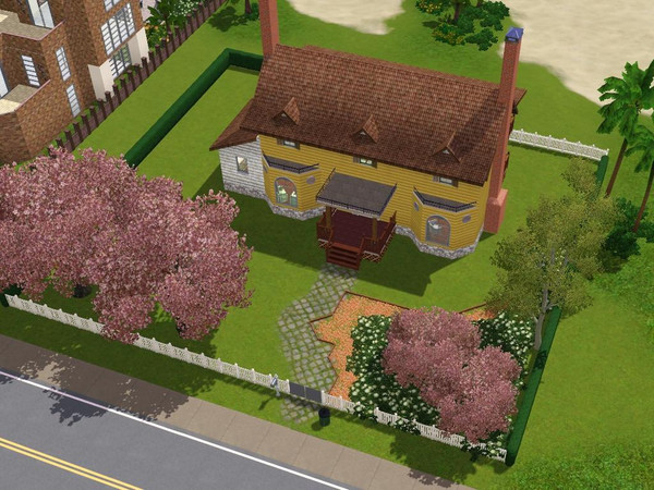 Sims 3 — Summerlane by simperfect1991 — A nice 2 bedroom property. Large garden, one bathroom, kitchen, dining and