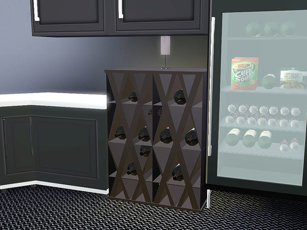 Sims 3 — etagere de bouteille sonics by jomsims — etagere de bouteille sonics. it s a decor but it s a surface too!