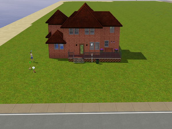 Sims 3 — McCoys House by Belgeminee — Large house, ready for a young family, has three bedrooms. Large open plan living