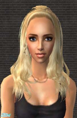 The Sims Resource | Katelyn Hair Set - Blonde