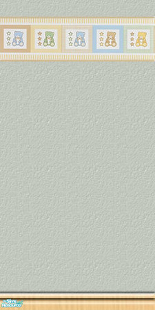 Sims 2 — My Teddy Add Ons - Green - Wall #3 by Kyrian — Made to match the Teddy Bears nursery set. Look for my other sets