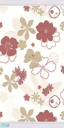 Sims 2 — Flowers wallpaper - 6 by Ewelina_ — Each wallpaper has two elements, that it connected well. For example:N1 with