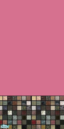 Sims 2 — Dusky pink wall by qvisn — by qvisn