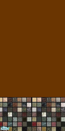 Sims 2 — warm brown wall by qvisn — by qvisn