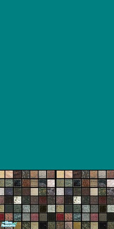 Sims 2 — deep aqua wall by qvisn — by qvisn