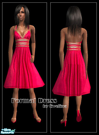Sims 2 — Formal Dress III by Ewelina_ — Formal Dress III Mesh by *Holly*