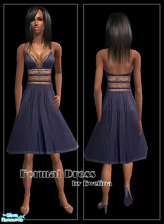 Sims 2 — Formal Dress II by Ewelina_ — Formal Dress II Mesh by *Holly*- not included