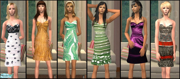 Sims 2 — Summer by olcia_olivinea — Set of six dresses for your Simmies. Enjoy :)!