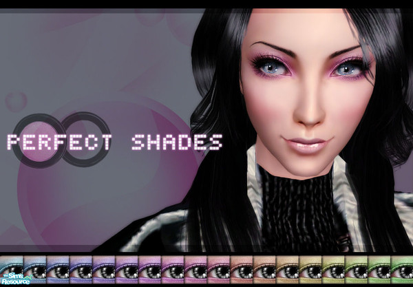 Sims 2 — Perfect Shades Eyeshadows Set - 18 by kyna987 — Perfect Shades Eyeshadow set includes 18 shades of colours from