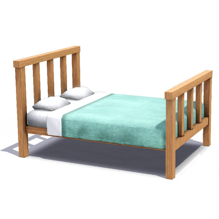 Sims 3 — Beachcomber Double Bed *updated* by fantasticSims — Beachcomber Collection Double Bed fantasticSims TSR 2011