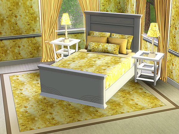 Sims 3 — marcorse_golden apples pattern by marcorse — An allover repeat, abstract design featuring golden apples, their