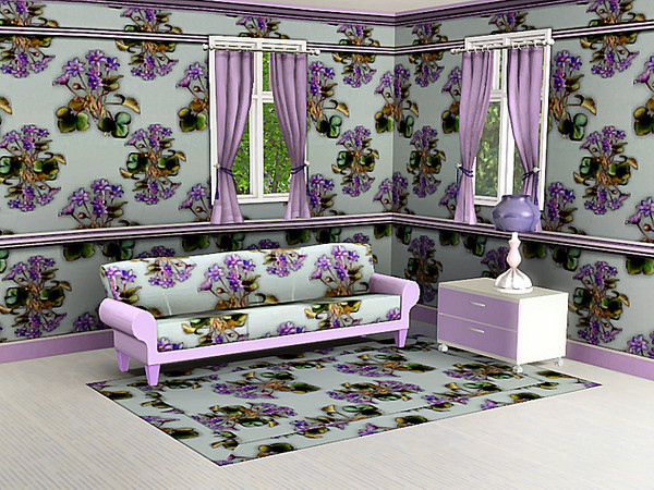 Sims 3 — marcorse_hepatica pattern by marcorse — A rather ugly name for a beautiful little wild herb . . it's common