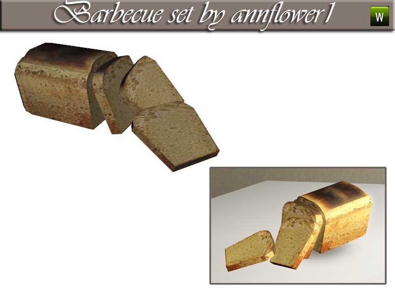 The Sims Resource | bread_BBQ_annflower1