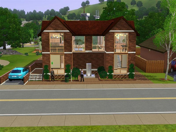 Sims 3 — Modern Life  by shaun-oxo — Modern home with swimming pool. 