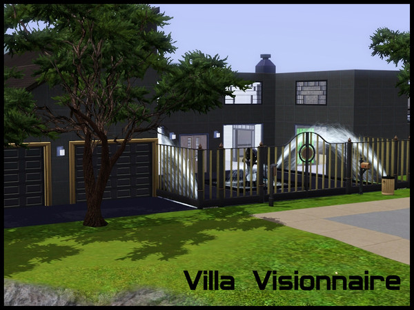 Sims 3 — Villa Visionnaire by kisss_me2 — Villa Visionnaire. This large modern house is built on 3 levels with an