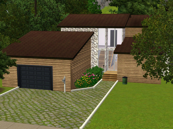 Sims 3 — Keystone Home by letigre — A contemporary styled house for a big family. It is partly furnished.