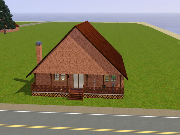 Sims 3 — 6 Carr Lane by Belgeminee — One bedroom and one bathroom house, great for young couple or single sim, large open