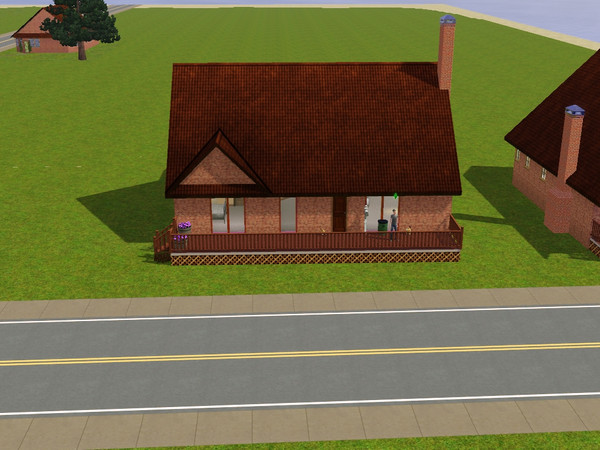 Sims 3 — 9 Carr Lane by Belgeminee — Nice house, great for a small family as it has two bedrooms and one bathroom is also