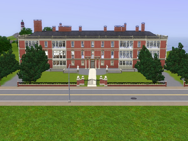 Sims 3 — Juniper Tree Court by Prosyon2 — An extensive and beautiful Elizabethan prodigy house complete with Great Hall