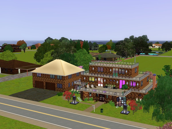 Sims 3 — The Overlook  by mrscrockett01 — 9 bedroom 4 bath main house with a 1-1 unattached garage apartment. Of the 9