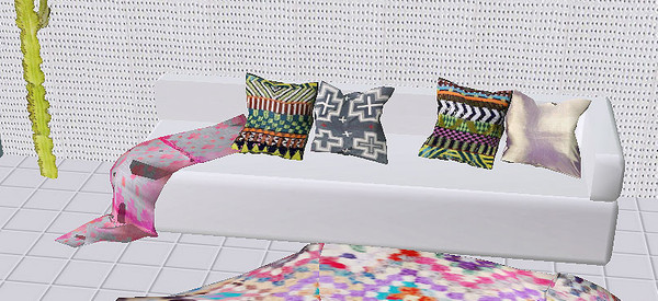 Sims 2 — pink escape - loveseat by steffor — 