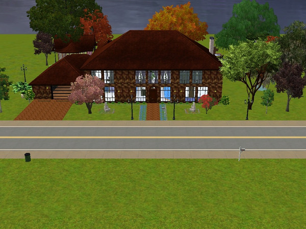 Sims 3 — Windows to the World by mrscrockett01 — 8 bed 5 bath mansion. Fully furnished, has game room, workout room,