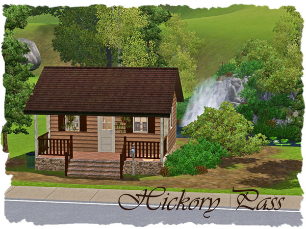 Sims 3 — Hickory Pass by elena99e2 — A starter home near the great outdoors! Features: Eat-in kitchen, living