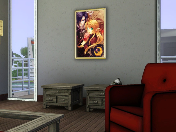 Sims 3 — Halloween's painting  by Kilhian2 — Halloween is getting close, it's time to decorate your house and celebrate.
