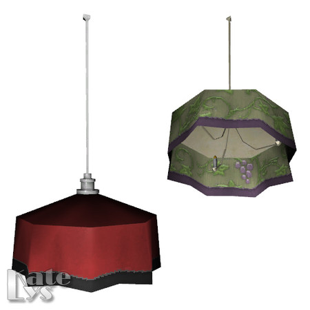 Sims 3 — Rustic Kitchen Ceiling by katelys — A chandelier with candles.