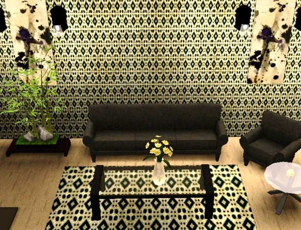 Sims 3 — Ornate Royal Green 5 by Denise_Designs — 