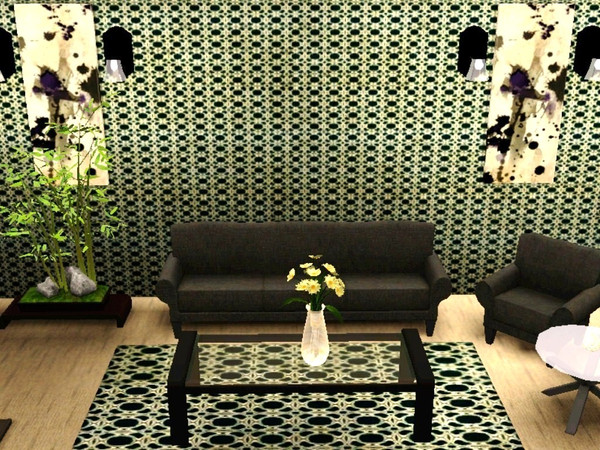 Sims 3 — Ornate Royal Green 2 by Denise_Designs — 