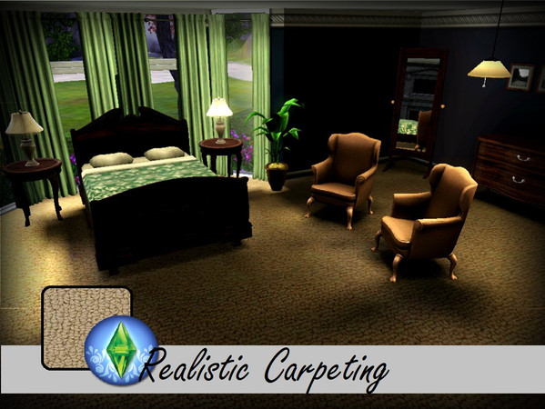 Sims 3 — Realistic Carpeting by monstrcookie992 — The carpet that came with the game is so ugly and doesn't look real, so