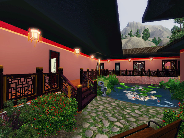 Sims 3 — Vivi (Requested) by Ayafox — -three bedrooms -two bathrooms -living room -kitchen -diningroom -laundry